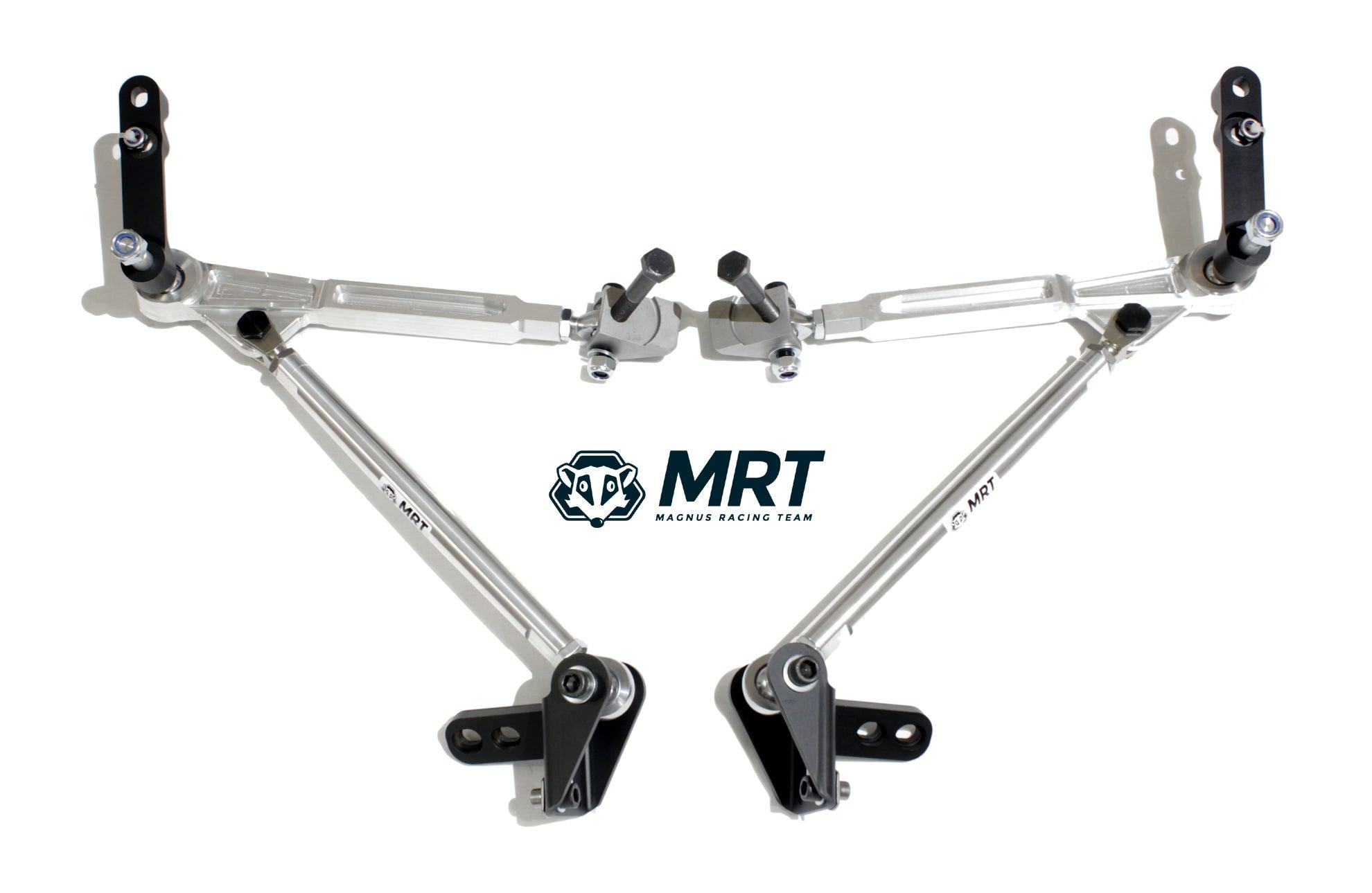 BMW E30 / E36 / E46 - RACE front control arms with roll-center / bump steer / quick steering -kit - E46 M3 / E46 M3 / Standard
