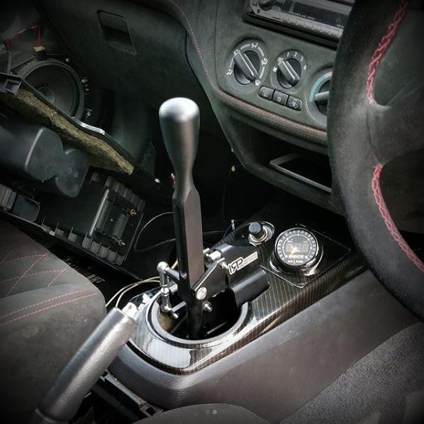 Short shifter Mitsubishi Lancer Evolution IV-IX 5 speed gearbox - Red