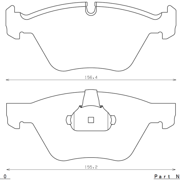 ENDLESS brake pads EIP134 suitable for BMW E90 330i, E91 320+325i, E87 120i - FRONT