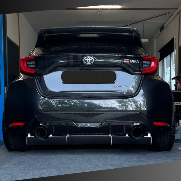 SPEED diffuser geschikt voor Toyota GR Yaris met TuV onderdelencertificaat