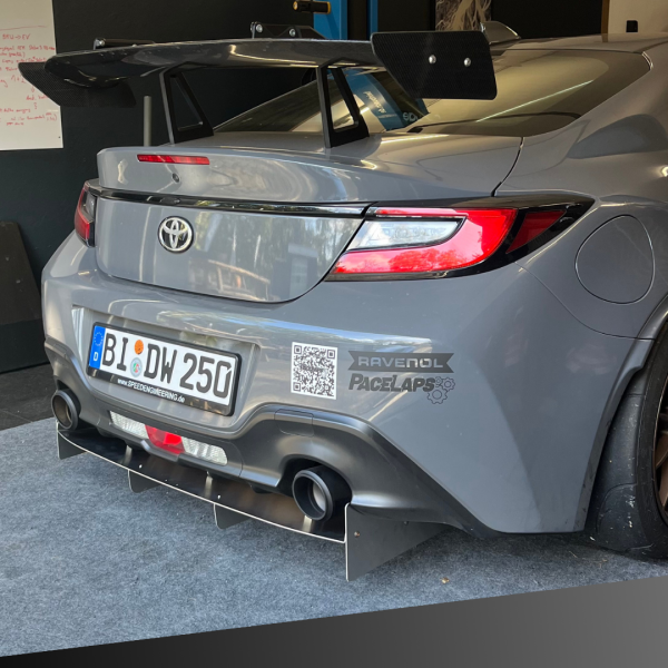 SPEED diffuser geschikt voor Toyota GR86 / Subaru BRZ2 met TuV onderdelencertificaat