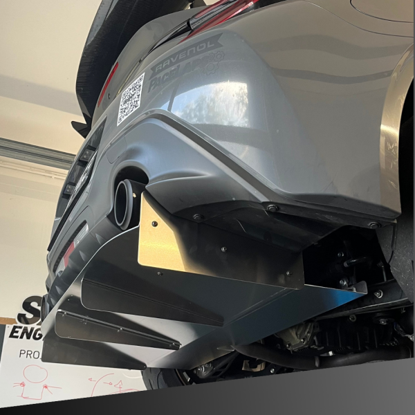 SPEED diffuser geschikt voor Toyota GR86 / Subaru BRZ2 met TuV onderdelencertificaat