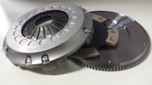 TTV 230mm straat/trackay dubbele clutch en flywheel set M60, M62 en S62