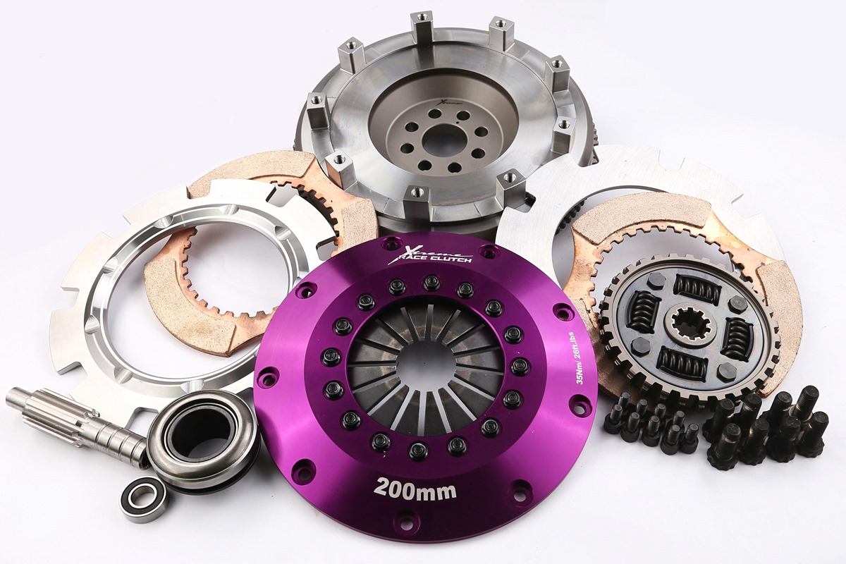 Xtreme Performance - 200mm Sprung Ceramic Twin Plate Clutch Kit Incl Flywheel 1200Nm M40, M42, M44, M50, M52, M54, S50, S52