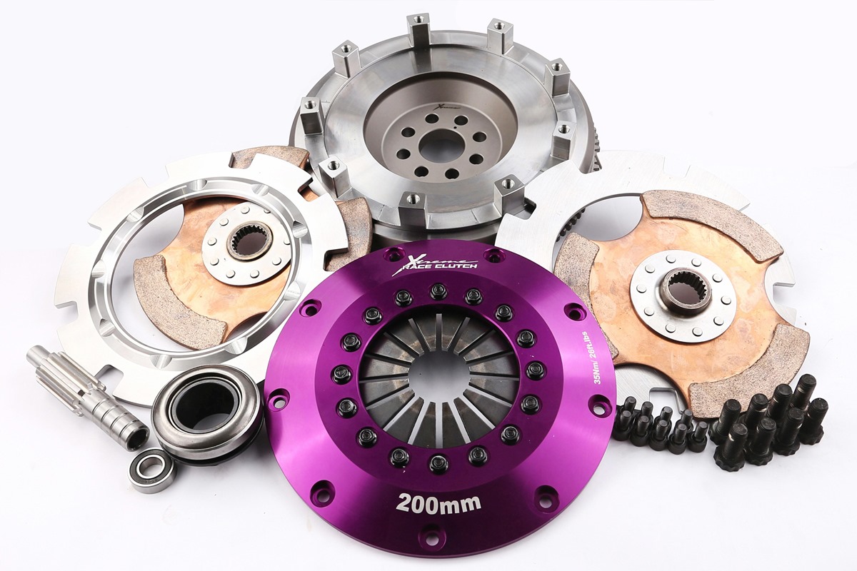 Xtreme Performance - 200mm Rigid Ceramic Twin Plate Clutch Kit Incl Flywheel 1200Nm M40, M42, M44, M50, M52, M54, S50, S52