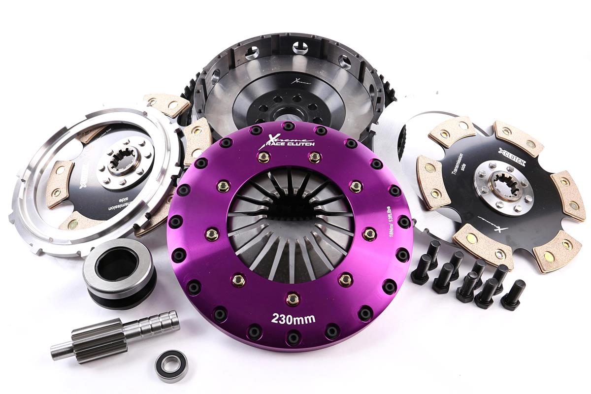 Xtreme Performance - 230mm Rigid Ceramic Twin Plate Clutch Kit Incl Flywheel 1800Nm 5-Series M5 E39