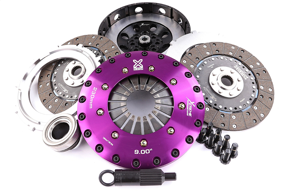 Xtreme Performance - 230mm Organic Twin Plate Clutch Kit Incl Flywheel 1200Nm 3-Series 330 Ci E46