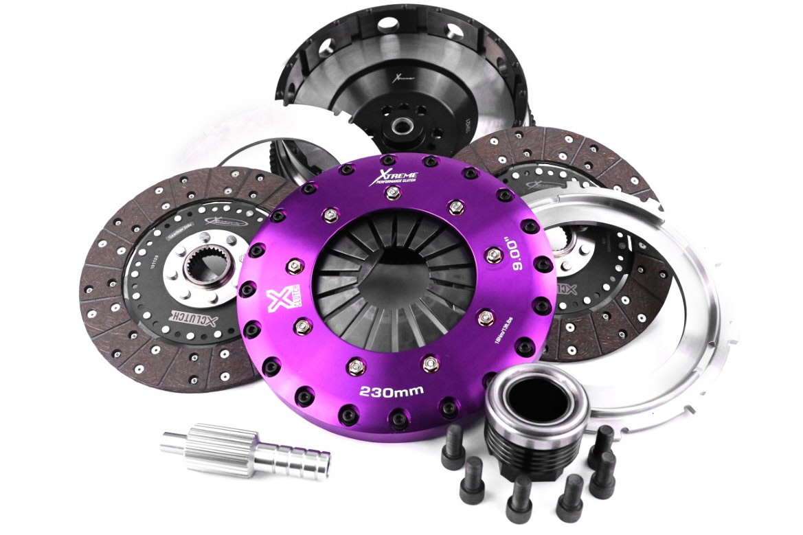 Xtreme Performance - 230mm Organic Twin Plate Clutch Kit Incl Flywheel 1200Nm N55, S55 F80 M3, F82 F83 M4, F87 M2