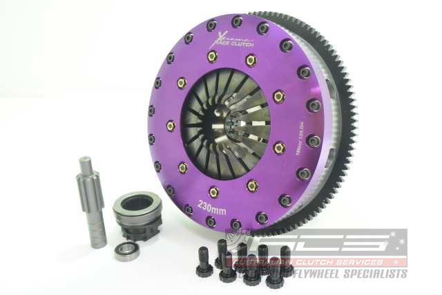 Xtreme Performance - 230mm Organic Twin Plate Clutch Kit Incl Flywheel 1200Nm M40, M42, M44, M50, M52, M54, S50, S52