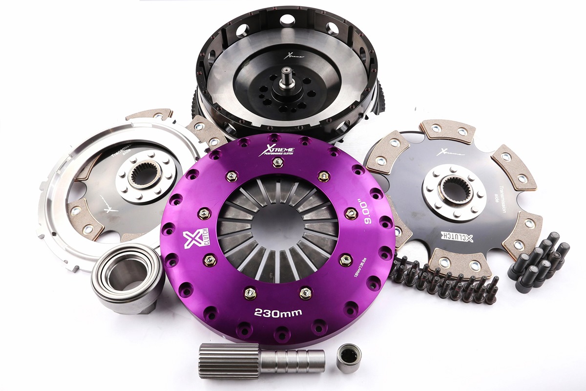 Xtreme Performance - 230mm Rigid Ceramic Twin Plate Clutch Kit Incl Flywheel 1800Nm 1-Series 135 i E82