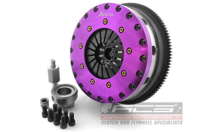 Xtreme Performance - 230mm Carbon Twin Plate Clutch Kit Incl Flywheel 1670Nm 1-Series 135 i E82
