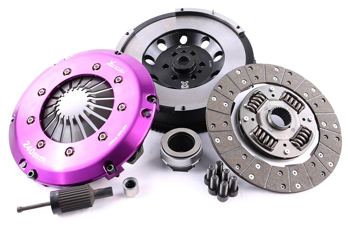 Clutch Kit - Xtreme Performance Heavy Duty Organic Incl Flywheel 600Nm  Conversion kit Dual-mass to solid flywheel 1-Series 135 i E82