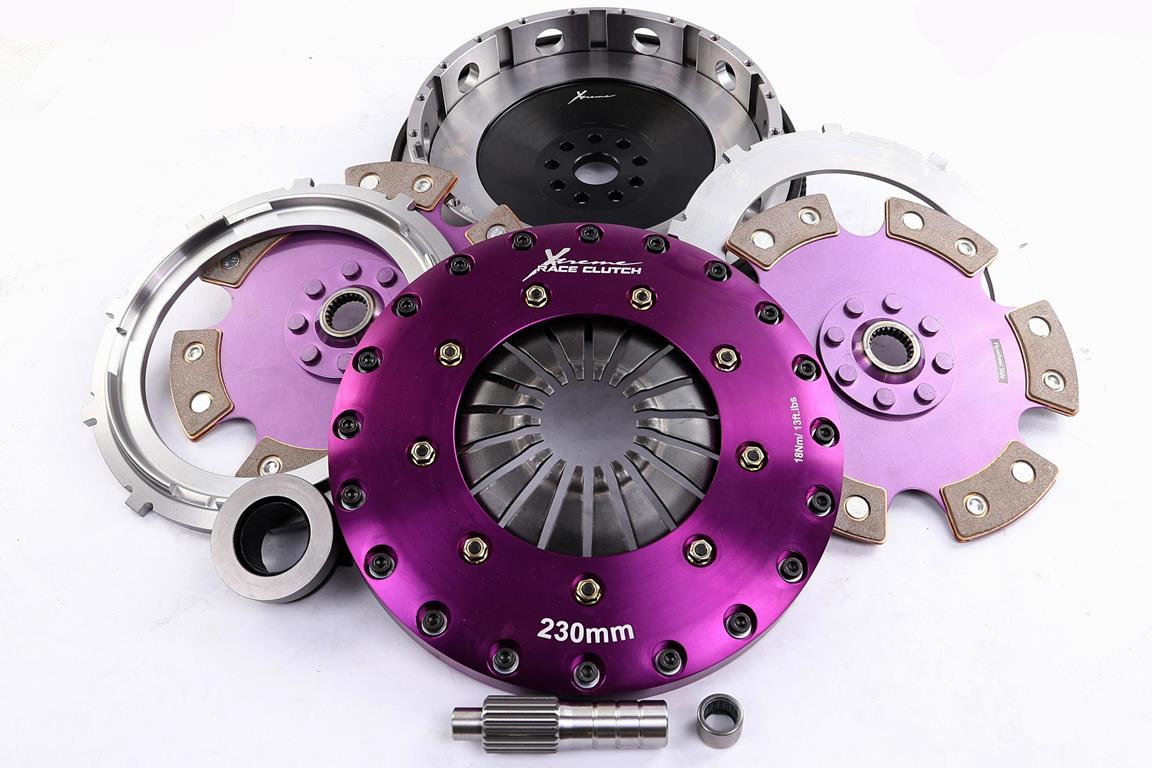 Xtreme Performance - 230mm Rigid Ceramic Twin Plate Clutch Kit Incl Flywheel 1800Nm SIERRA II (GBG, GB4) 2.0 RS Cosworth