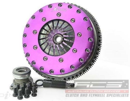 Xtreme Performance - 230mm Rigid Ceramic Twin Plate Clutch Kit Incl Flywheel & CSC 1800Nm FOCUS II 2.5 ST