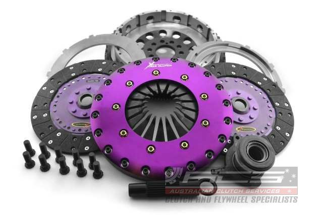 Xtreme Performance - 230mm Organic Twin Plate Clutch Kit Incl Flywheel & CSC 1200Nm FOCUS II 2.5 ST