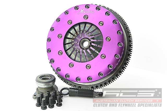 Xtreme Performance - 230mm Sprung Ceramic Twin Plate Clutch Kit Incl Flywheel & CSC 1000Nm FOCUS II 2.5 ST