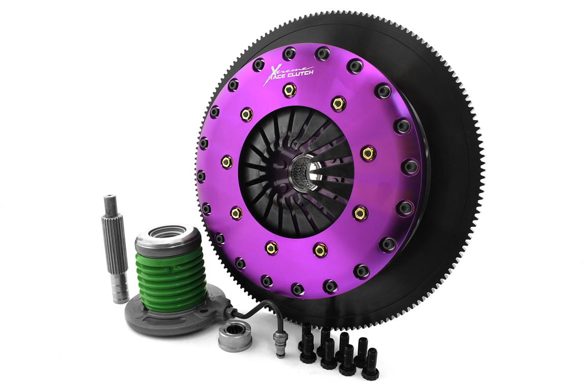 Xtreme Performance - 230mm Rigid Ceramic Twin Plate Clutch Kit Incl Flywheel & CSC 1800Nm MUSTANG 5th gen 5.4 V8