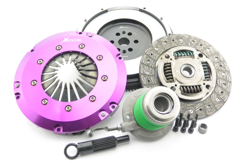 Clutch Kit - Xtreme Performance Heavy Duty Organic Incl Flywheel & CSC 600Nm  Conversion kit Dual-mass to solid flywheel MUSTANG 6th gen 2.3 EcoBoost
