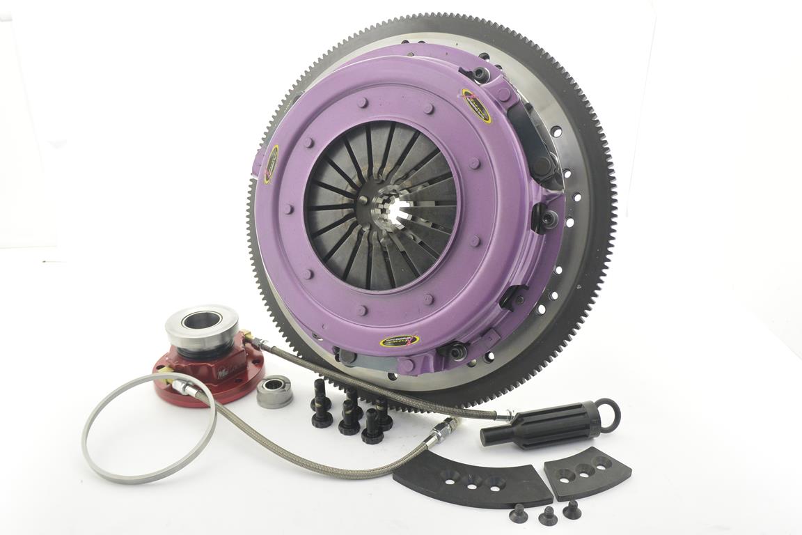 Xtreme Performance - 270mm Organic Twin Plate Clutch Kit Incl Flywheel & CSC 1300Nm MUSTANG 7.0