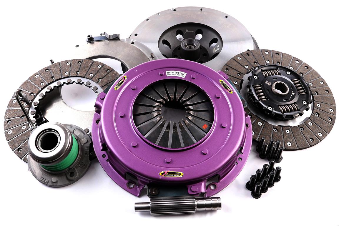 Xtreme Performance - 270mm Organic Twin Sprung Plate Clutch Kit Incl Flywheel & CSC 1000Nm MUSTANG 6th gen 5.2 V8 Shelby