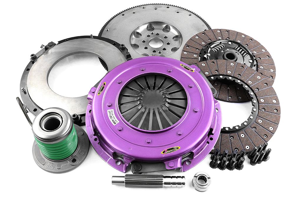 Xtreme Performance - 270mm Organic Twin Sprung Plate Clutch Kit Incl Flywheel & CSC 1000Nm MUSTANG 5th gen 5.0