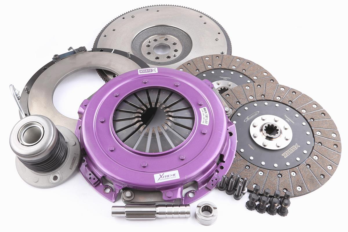 Xtreme Performance - 270mm Organic Twin Plate Clutch Kit Incl Flywheel & CSC 1300Nm MUSTANG 5th gen 4.6 V8