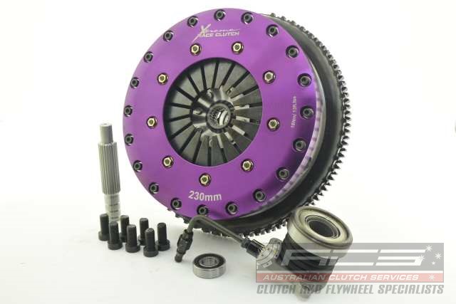 Xtreme Performance - 230mm Organic Twin Plate Clutch Kit Incl Flywheel & CSC 1200Nm GENESIS coupe 2.0 T