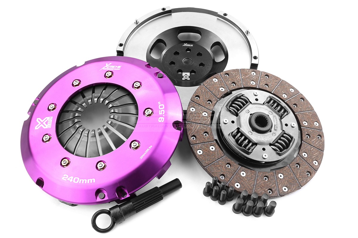 Clutch Kit - Xtreme Performance Heavy Duty Organic Incl Flywheel 600Nm  Conversion kit Dual-mass to solid flywheel i20 N 1.6 T-Gdi