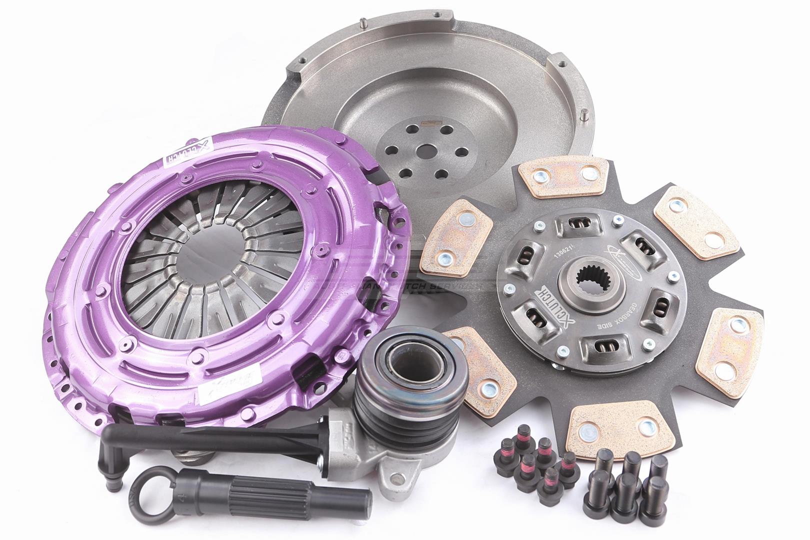 Clutch Kit - Xtreme Performance Heavy Duty Sprung Ceramic Conversion kit to solid flywheel 550Nm CEE'D 1.6 GT