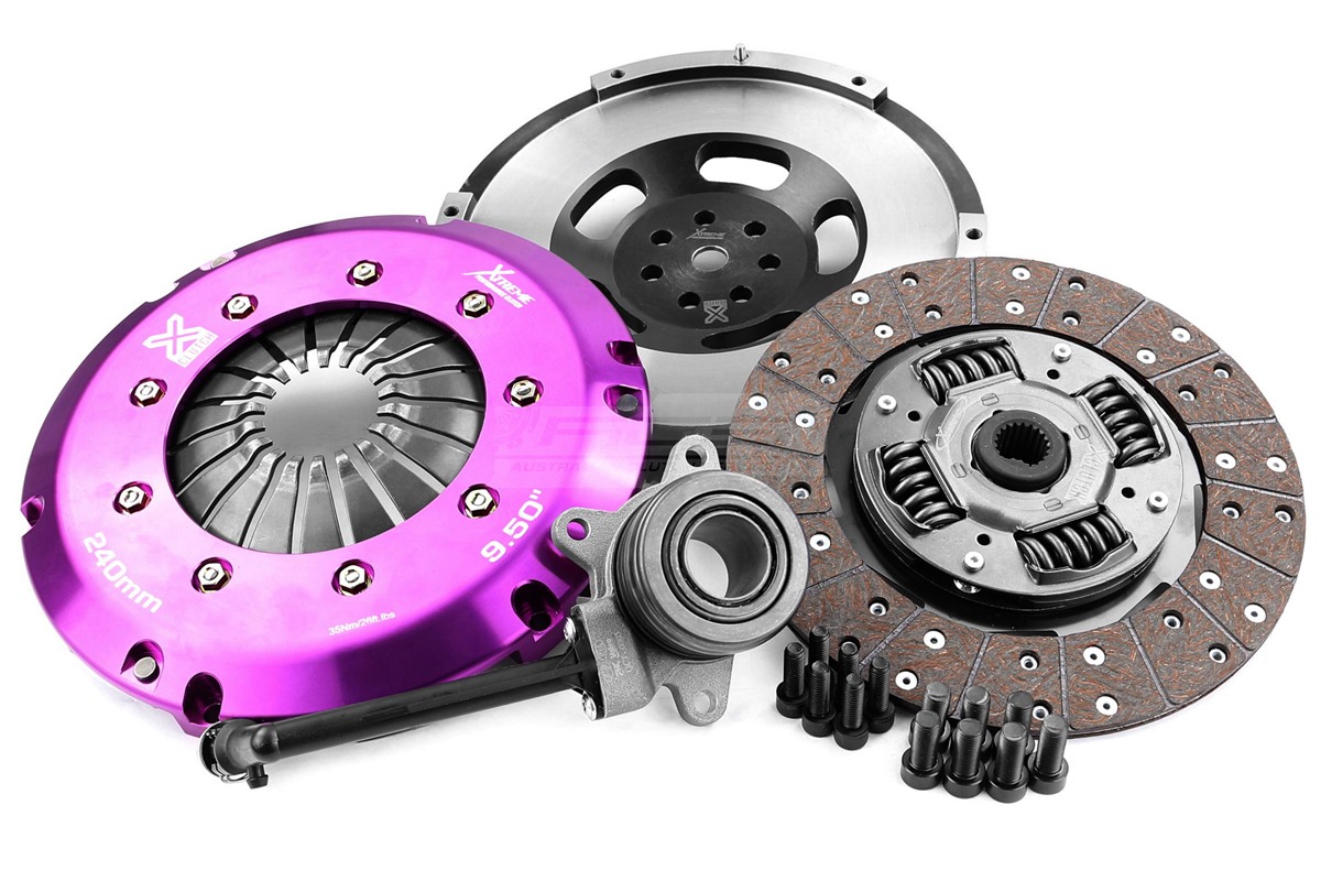 Clutch Kit - Xtreme Performance Heavy Duty Organic Incl Flywheel & CSC 600Nm  Conversion kit Dual-mass to solid flywheel i20 N 1.6 T-Gdi