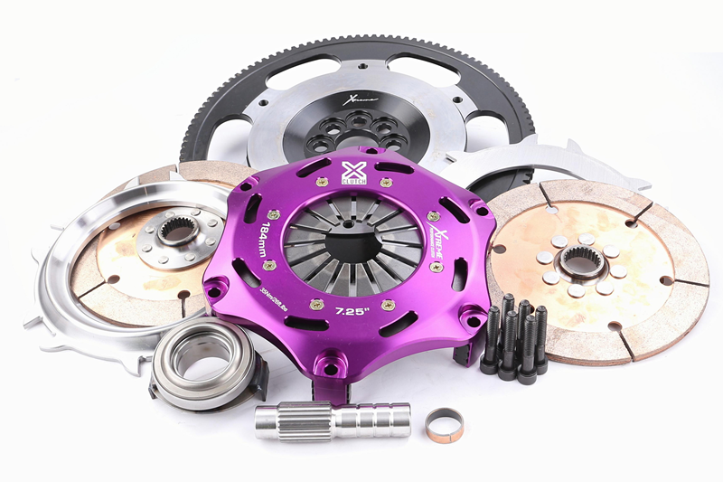 Xtreme Performance - 184mm Rigid Ceramic Twin Plate Clutch Kit Incl Flywheel 1220Nm CIVIC VII 2.0 Type-R (EP3)