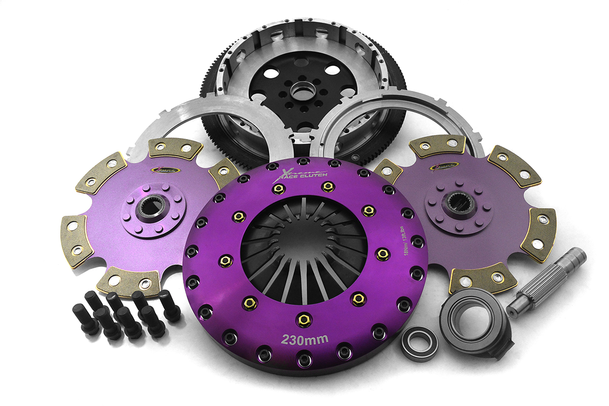 Xtreme Performance - 230mm Rigid Ceramic Twin Plate Clutch Kit Incl Flywheel 1800Nm CIVIC X 2.0 Type-R (FK8)