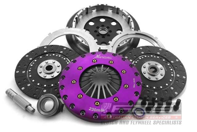 Xtreme Performance - 230mm Organic Twin Plate Clutch Kit Incl Flywheel 1200Nm CIVIC X 2.0 Type-R (FK8)