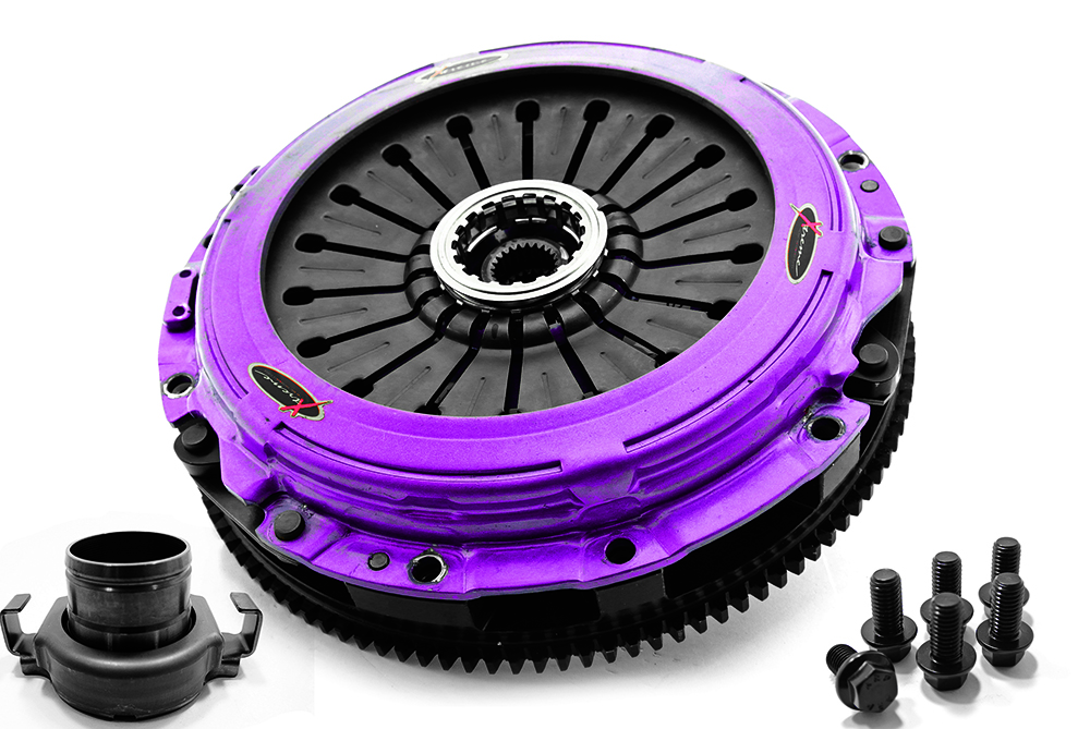 Xtreme Performance - 230mm Rigid Ceramic Twin Plate Clutch Kit Incl Flywheel 1800Nm LANCER EVO V (CP9A. CT9A)