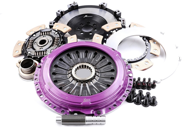 Xtreme Performance - 230mm Sprung Ceramic Twin Plate Clutch Kit Incl Flywheel 1000Nm LANCER 2.0 i Ralliart 4WD (CY4A)