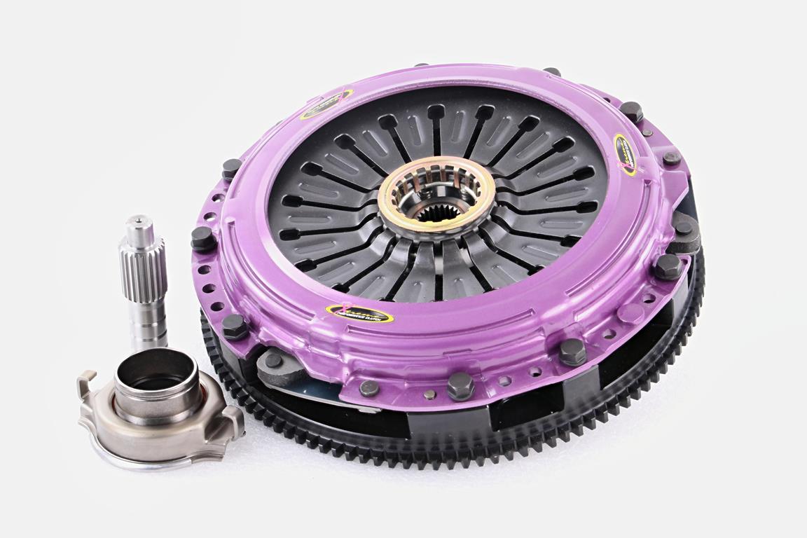 Xtreme Performance - 230mm Sprung hub Organic Twin Plate Clutch Kit Incl Flywheel 1000Nm LANCER 2.0 i Ralliart 4WD (CY4A)