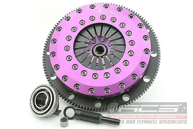 Xtreme Performance - 230mm Rigid Ceramic Twin Plate Clutch Kit Incl Flywheel 1800Nm RX-7 II (FC) 1.3 (FC3S. FC1031)