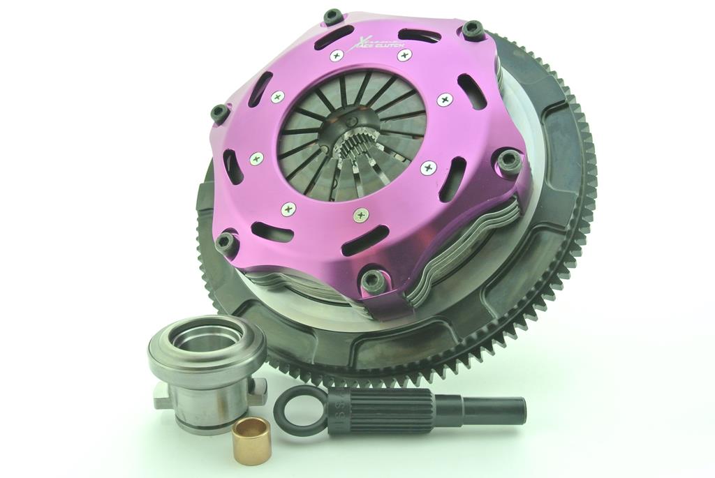Xtreme Performance - 184mm Rigid Ceramic Triplate Plate Clutch Kit Incl Flywheel 180SX coupe (S13) 2.0