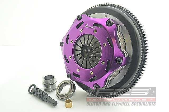 Xtreme Performance - 184mm Rigid Ceramic Twin Plate Clutch Kit Incl Flywheel 1220Nm 180SX coupe (S13) 1.8