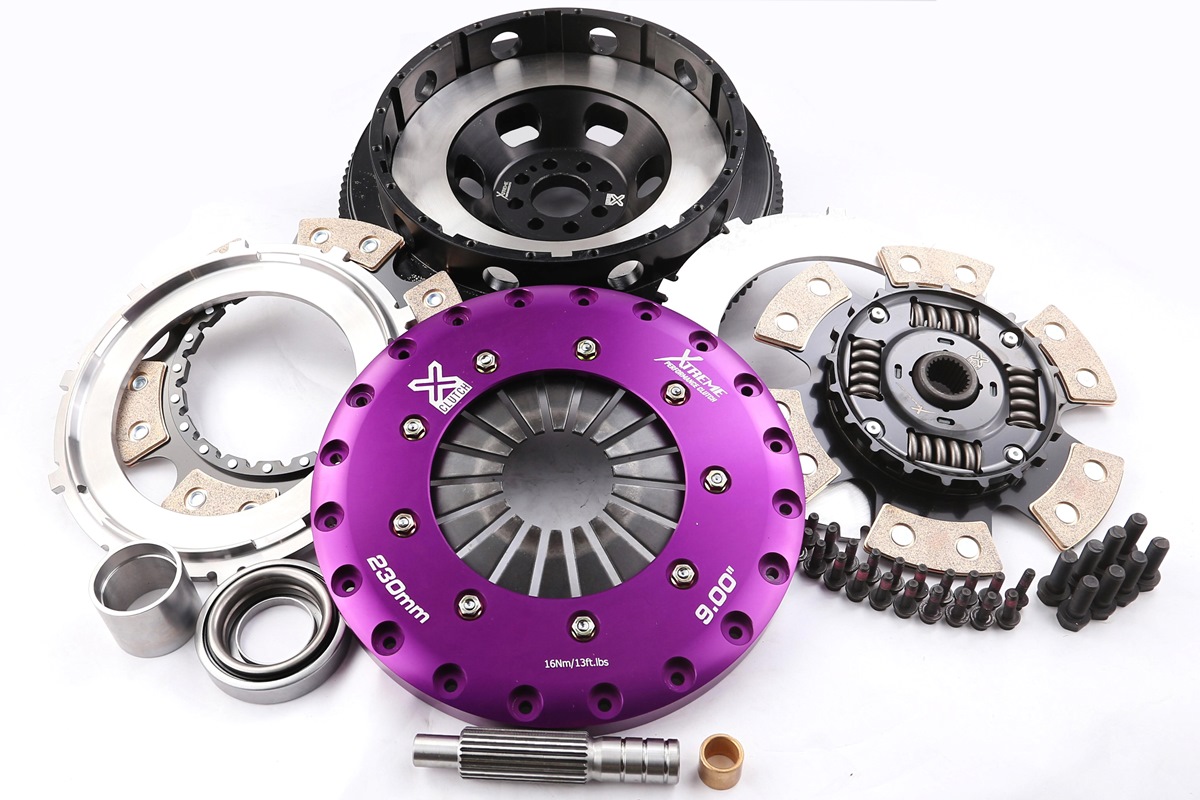 Xtreme Performance - 230mm Sprung Ceramic Twin Plate Clutch Kit Incl Flywheel 1000Nm Z (Z34) 3.0 3.0