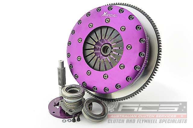 Xtreme Performance - 230mm Rigid Ceramic Twin Plate Clutch Kit Incl Flywheel & CSC 1800Nm 350Z coupe (Z33) 3.5