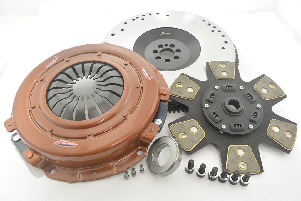 Clutch Kit - Xtreme Outback Extra Heavy Duty Sprung Ceramic Incl Flywheel 1140Nm 1300Kg - Upgrade Kit PATROL Y60 4.2 D