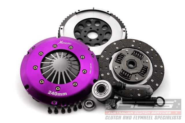 Clutch Kit - Xtreme Performance Heavy Duty Organic Incl Flywheel & CSC 600Nm  Conversion kit Dual-mass to solid flywheel MEGANE II 2.0 Renault Sport