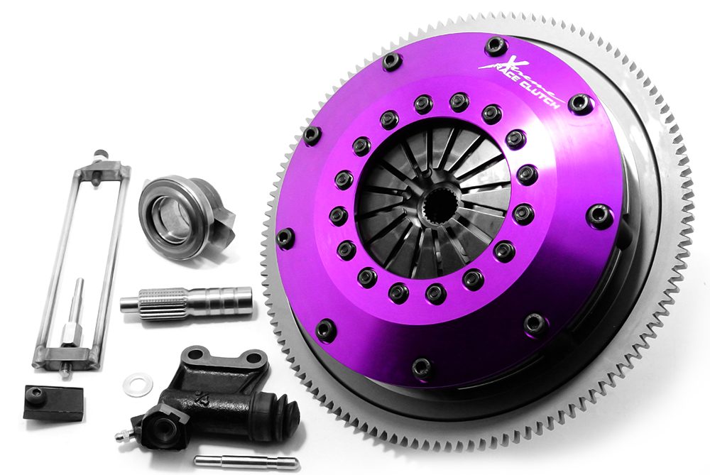 Xtreme Performance - 200mm Rigid Ceramic Twin Plate Clutch Kit Incl Flywheel 1200Nm Impreza 2.0 AWD (GC8)