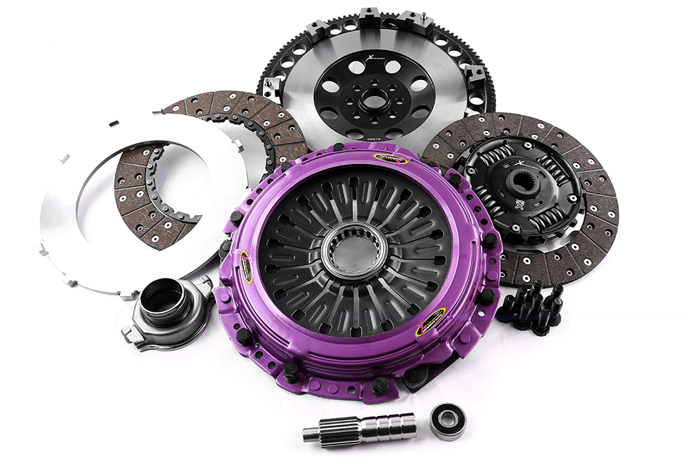 Xtreme Performance - 230mm Sprung hub Organic Twin Plate Clutch Kit Incl Flywheel 1000Nm Impreza 2.0 AWD (GC8)