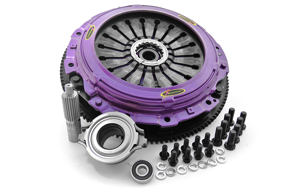 Xtreme Performance - 230mm Rigid Ceramic Twin Plate Clutch Kit Incl Flywheel 1800Nm Impreza 2.0 AWD (GC8)