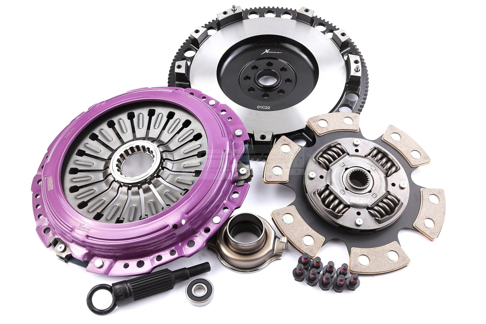 Clutch Kit - Xtreme Performance Heavy Duty Sprung Ceramic Incl Flywheel 870Nm Impreza 2.0 AWD (GC8)