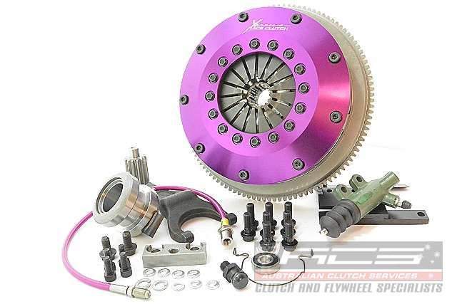 Xtreme Performance - 200mm Rigid Ceramic Twin Plate Clutch Kit Incl Flywheel 1200Nm SUPRA 3.0 i Bi-Turbo (JZA80_)