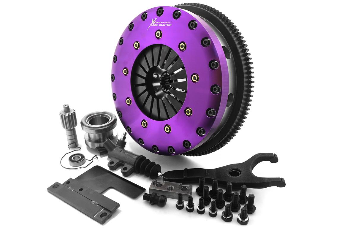 Xtreme Performance - 230mm Rigid Ceramic Twin Plate Clutch Kit Incl Flywheel 1800Nm SUPRA 3.0 i Bi-Turbo (JZA80_)