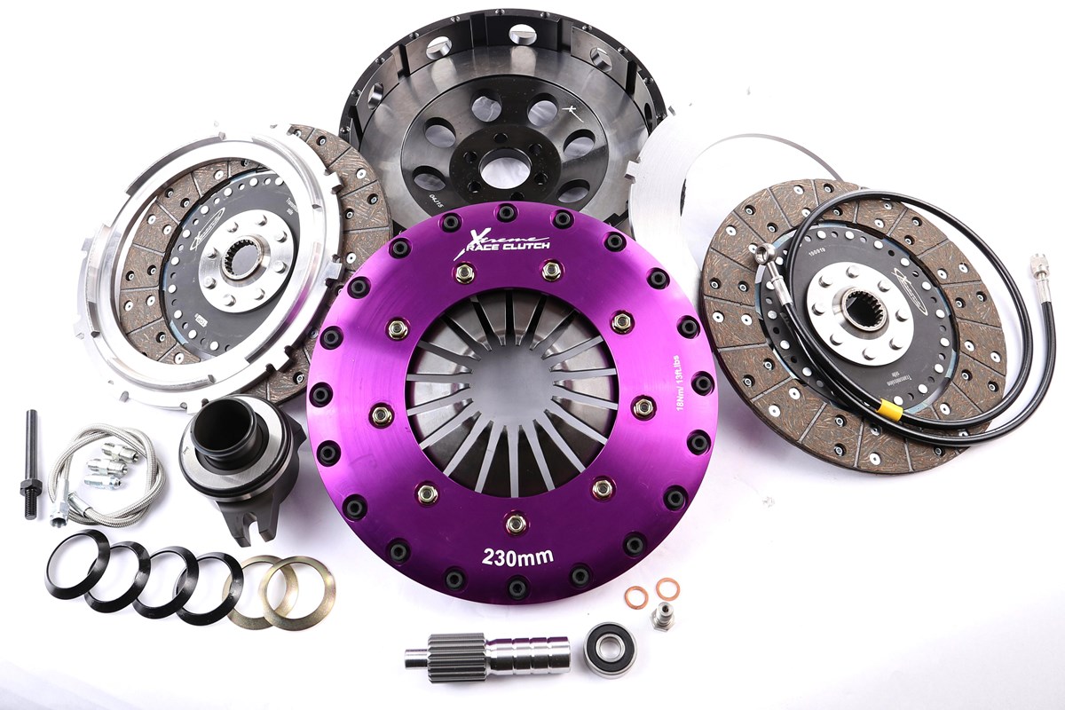 Xtreme Performance - 230mm Organic Twin Plate Clutch Kit Incl Flywheel & CSC 1200Nm SUPRA 3.0 Turbo (MA70_. MA70)